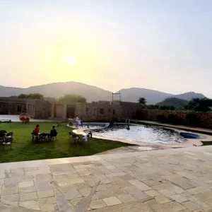 Kasba - A Village Resort-An Evening at Pool