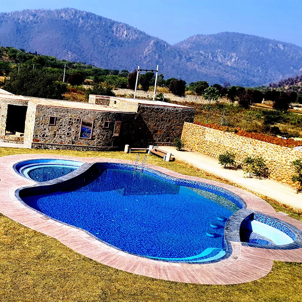 Sariska Kasba - A Village Resort - Rustic Luxury Pool